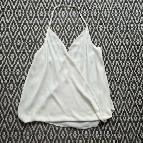 Eight Sixty White Halter Top - Picture 1 of 3